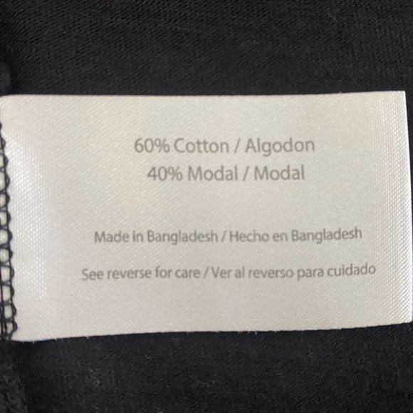 SALE: EDDIE BAUER, Black, Short Sleeve Tee Shirt, Round Neck, 3X - Picture 4 of 5